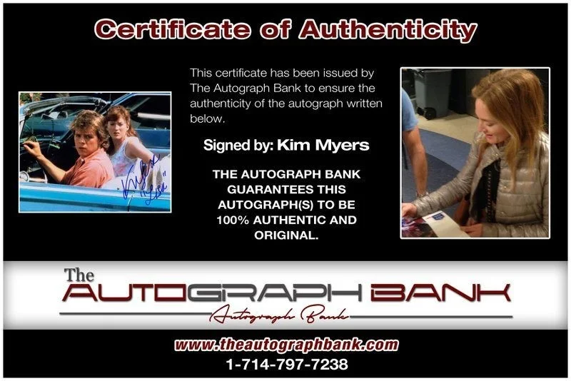 Kim Myers — Kim Myers authentic signed celebrity 8x10 photo W/Certificate Autographed (C3), изображение 2