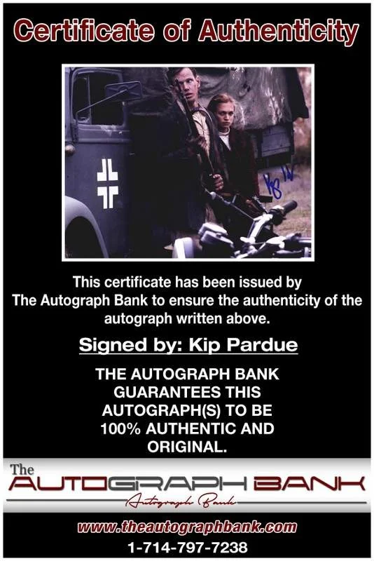 Kip Pardue — Kip Pardue authentic signed celebrity 8x10 W/Certificate Autographed (A0005), image 2
