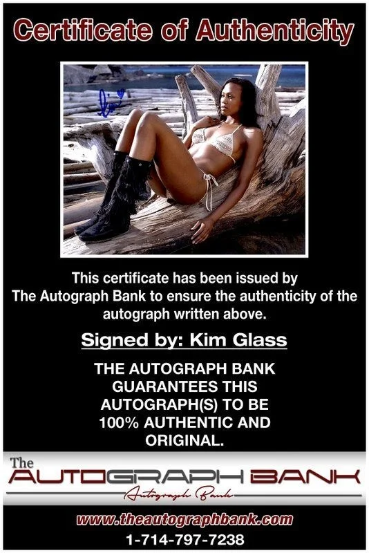Kim Glass — Kim Glass authentic signed celebrity 8x10 photo W/Cert Autographed C12, изображение 2