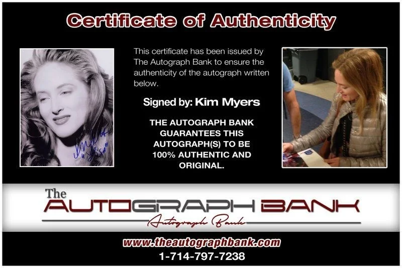 Kim Myers — Kim Myers authentic signed celebrity 8x10 photo W/Certificate Autographed (C2), изображение 2