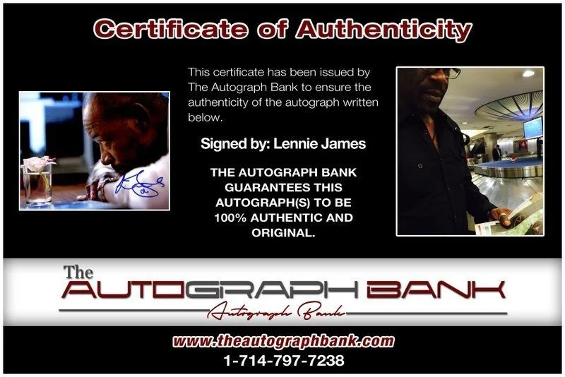 Lennie James — Lennie James authentic signed celebrity 8x10 photo W/Cert Autographed C7, изображение 2