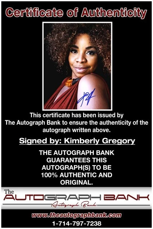 Kimberly Gregory — Kimberly Gregory authentic signed celebrity 8x10 photo W/Cert Autographed D6, image 2