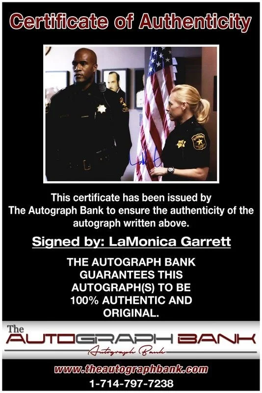 LaMonica Garrett — LaMonica Garrett authentic signed celebrity 8x10 photo W/Cert Autographed D6, image 2