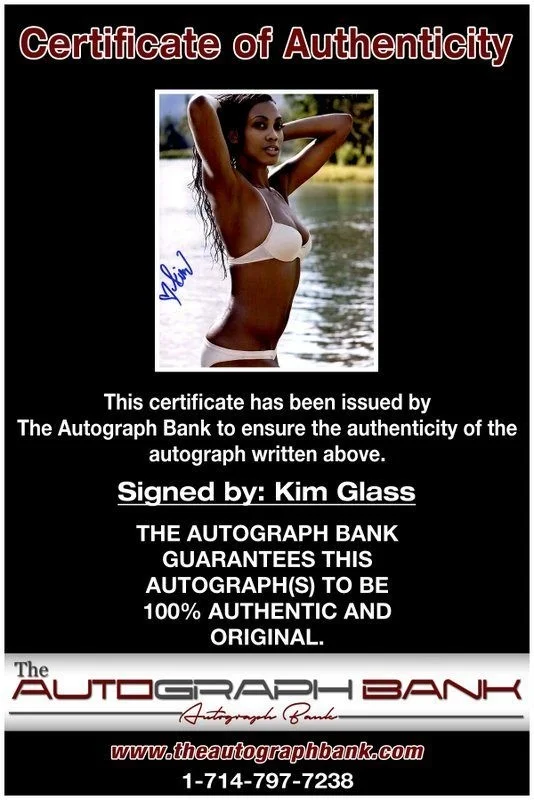 Kim Glass — Kim Glass authentic signed celebrity 8x10 photo W/Certificate Autographed (C2), изображение 2