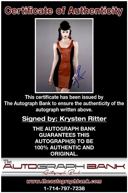 Krysten Ritter — Krysten Ritter authentic signed celebrity 8x10 photo W/Cert Autographed 2616e, изображение 2