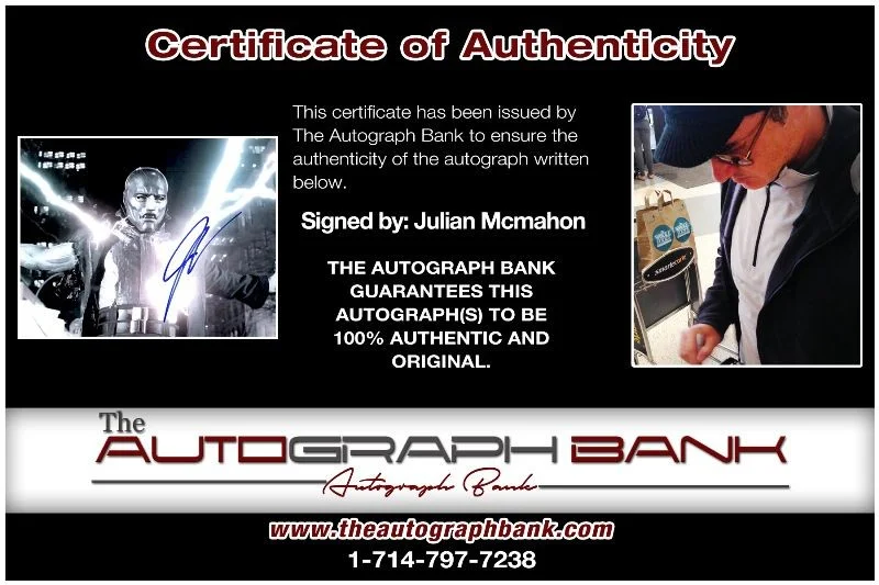 Julian McMahon — Julian McMahon authentic signed celebrity 8x10 photo W/Cert Autographed 2616g, изображение 2