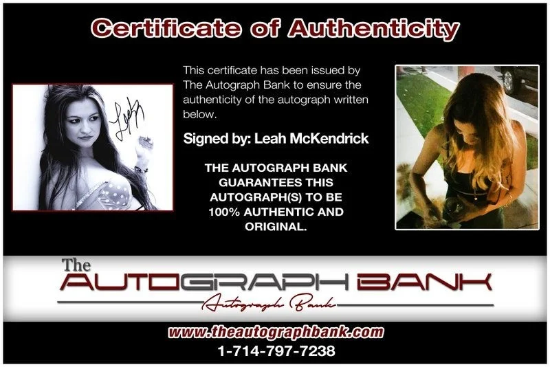 Leah McKendrick — Leah McKendrick authentic signed celebrity 8x10 photo W/Cert Autographed D9, изображение 2