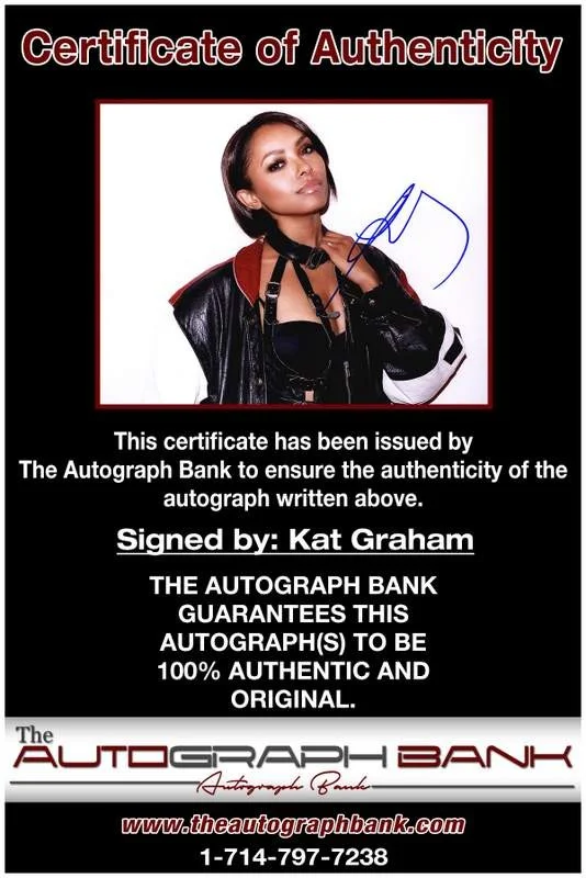 Kat Graham — Kat Graham authentic signed celebrity 8x10 W/Certificate Autographed (A0003), image 2