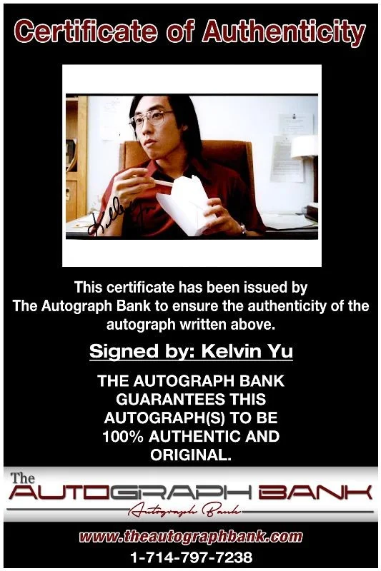 Kelvin Yu — Kelvin Yu authentic signed celebrity 8x10 photo W/Cert Autographed 125d1, изображение 2
