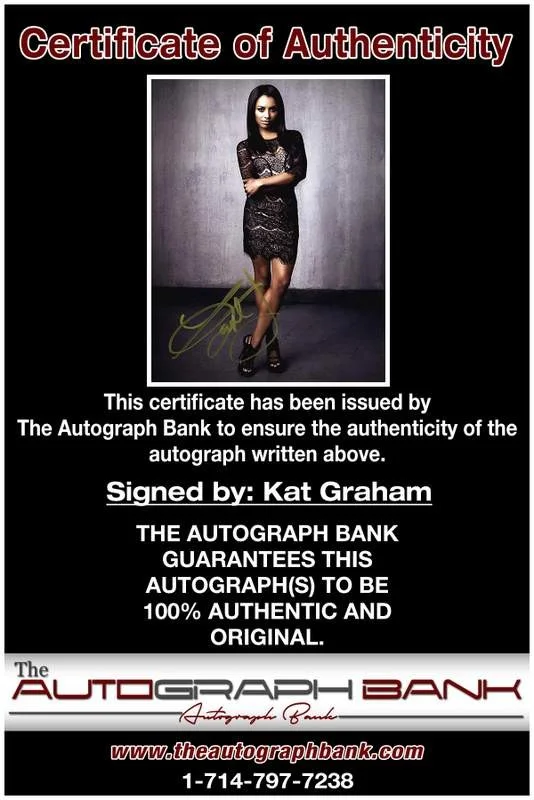 Kat Graham — Kat Graham authentic signed celebrity 8x10 W/Certificate Autographed (A0001), image 2