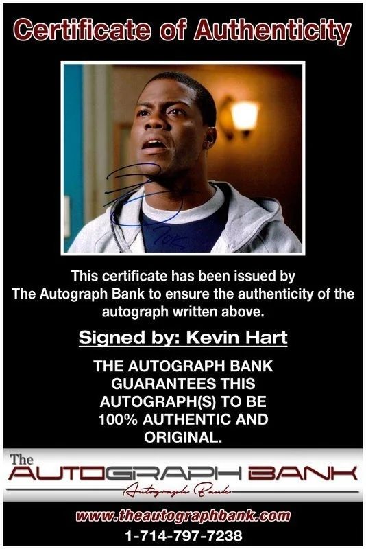 Kevin Hart — Kevin Hart authentic signed celebrity 8x10 photo W/Cert Autographed C4, image 2