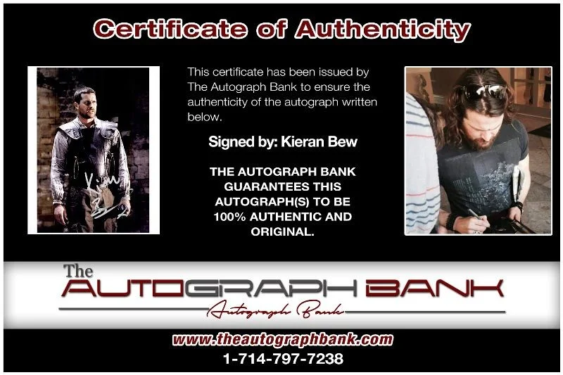 Kieran Bew — Kieran Bew authentic signed celebrity 8x10 photo W/Cert Autographed 2616h, изображение 2