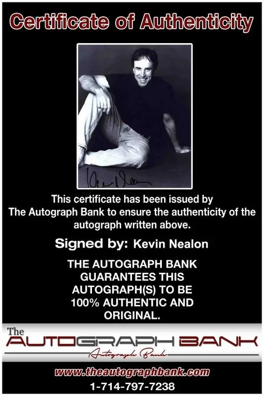 Kevin Nealon — Kevin Nealon signed celebrity 8x10 photo W/Certificate (C7), image 2