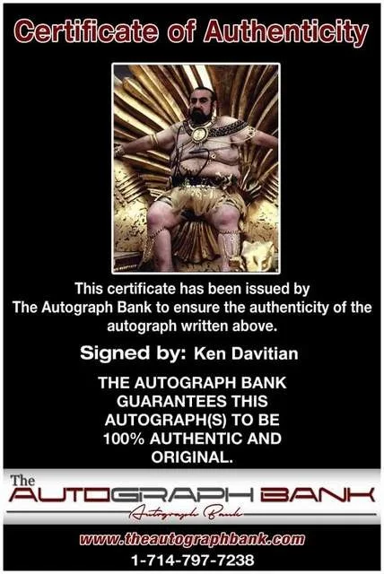 Ken Davitian — Ken Davitian authentic signed celebrity 8x10 photo W/Cert Autographed (B0413), изображение 2