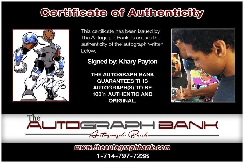 Khary Payton — Khary Payton authentic signed celebrity 8x10 photo W/Cert Autographed C2, image 2