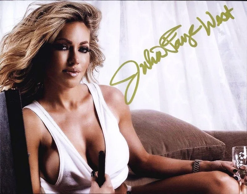 Julia Faye West — Julia Faye West authentic signed celebrity 8x10 photo W/Cert Autographed D2