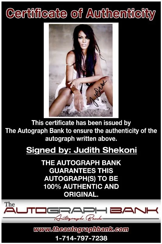 Judith Shekoni — Judith Shekoni authentic signed celebrity 8x10 photo W/Cert Autographed 2616b, image 2