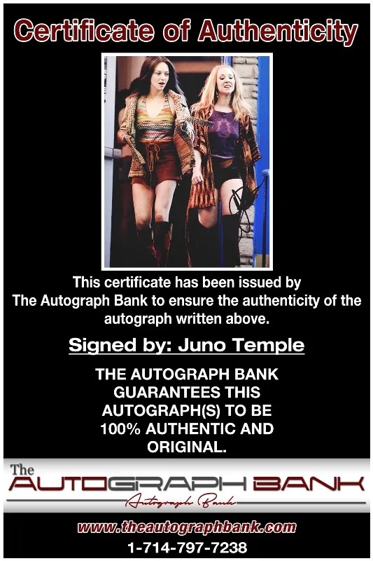 Juno Temple — Juno Temple authentic signed celebrity 8x10 photo W/Cert Autographed 40216a1, изображение 2