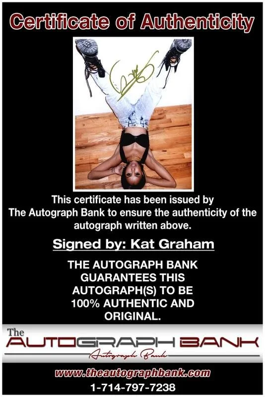 Kat Graham — Kat Graham authentic signed celebrity 8x10 W/Certificate Autographed (A0005), image 2