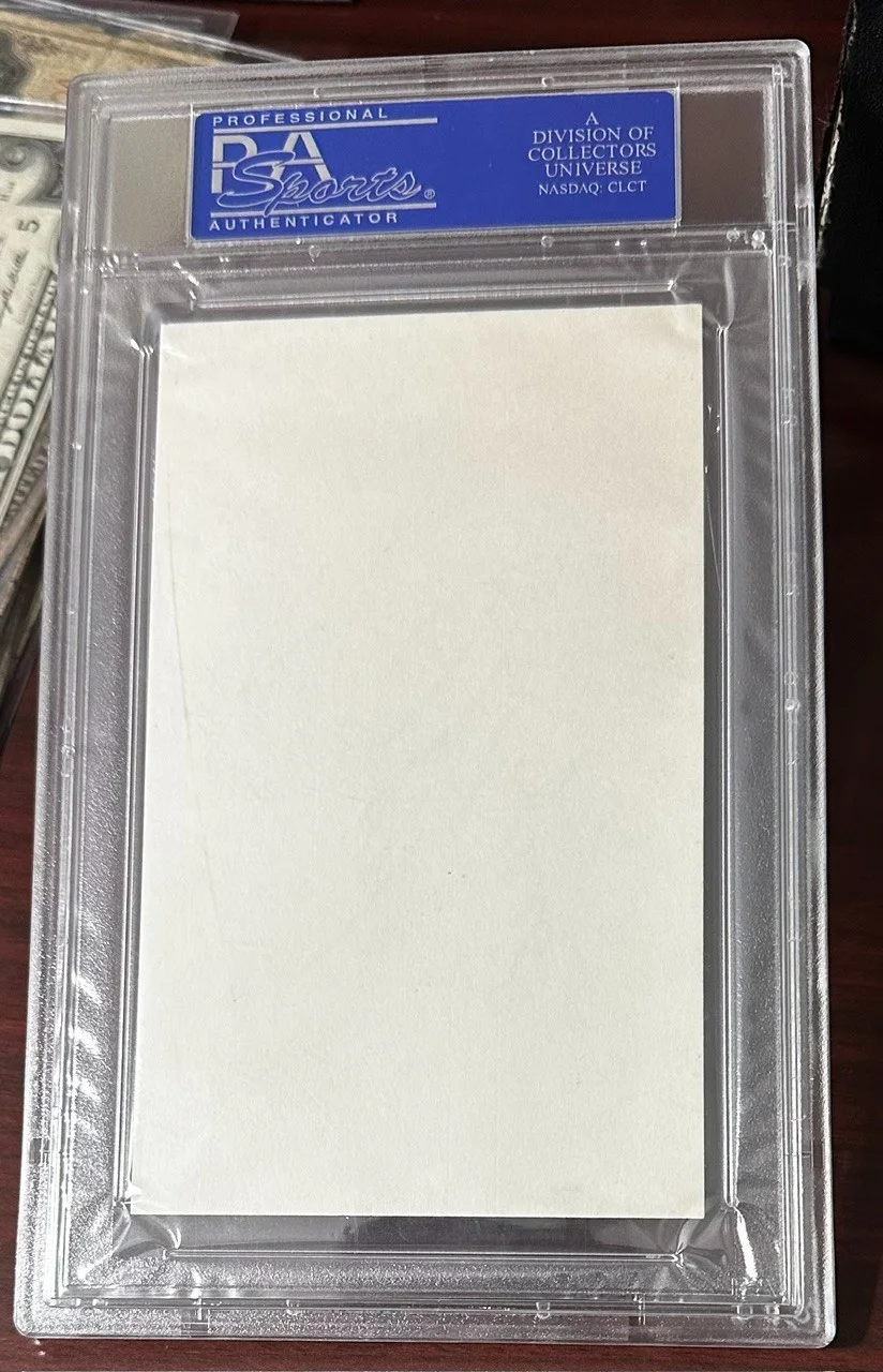 Leonardo Dicaprio — Leonardo DiCaprio PSA DNA Authentic Slabbed Full Signature Index Card RARE Auto!, изображение 4