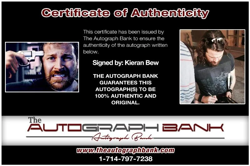 Kieran Bew — Kieran Bew authentic signed celebrity 8x10 photo W/Cert Autographed 2616c, изображение 2