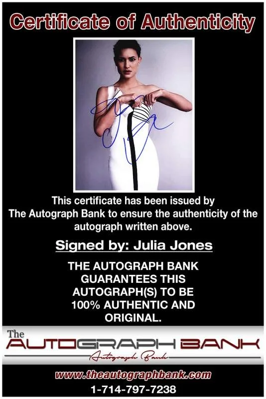 Julia Jones — Julia Jones authentic signed celebrity 8x10 W/Certificate Autographed (A0006), image 2