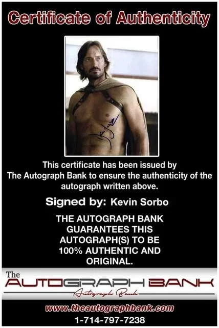 Kevin Sorbo — Kevin Sorbo authentic signed celebrity 8x10 photo W/Cert Autographed (B0246), изображение 2