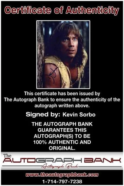 Kevin Sorbo — Kevin Sorbo authentic signed celebrity 8x10 photo W/Cert Autographed (B0240), изображение 2