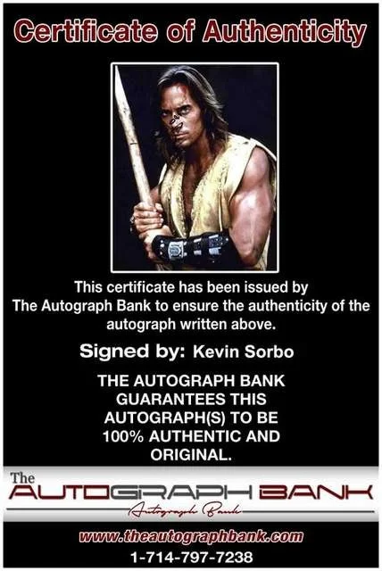 Kevin Sorbo — Kevin Sorbo authentic signed celebrity 8x10 photo W/Cert Autographed (B0245), изображение 2
