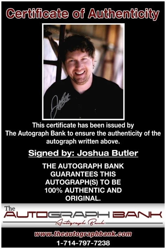 Joshua Butler — Joshua Butler authentic signed celebrity 8x10 photo W/Cert Autographed D7, изображение 2