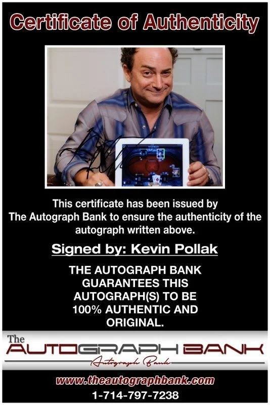 Kevin Pollack — Kevin Pollack authentic signed celebrity 8x10 photo W/Cert Autographed C3, изображение 2