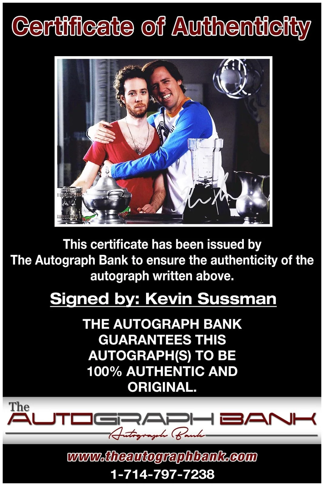 Kevin Sussman — Kevin Sussman authentic signed celebrity 8x10 photo W/Cert Autographed A8, изображение 2