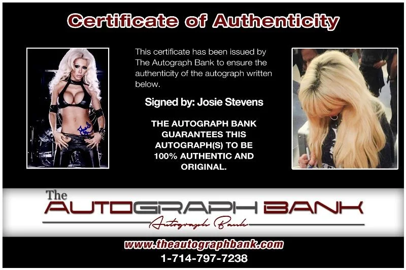 Josie Stevens — Josie Stevens authentic signed celebrity 8x10 photo W/Cert Autographed 2616w, image 2
