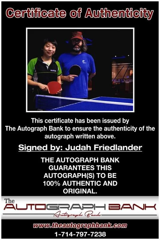 Judah Friedlander — Judah Friedlander authentic signed celebrity 8x10 photo W/Cert Autographed B0001, изображение 2