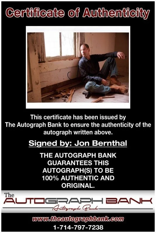 Jon Bernthal — Jon Bernthal authentic signed celebrity 8x10 photo W/Cert Autographed C8, image 2