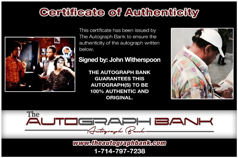John Witherspoon — John Witherspoon authentic signed celebrity 8x10 photo W/Cert Autographed 2716b, image 2