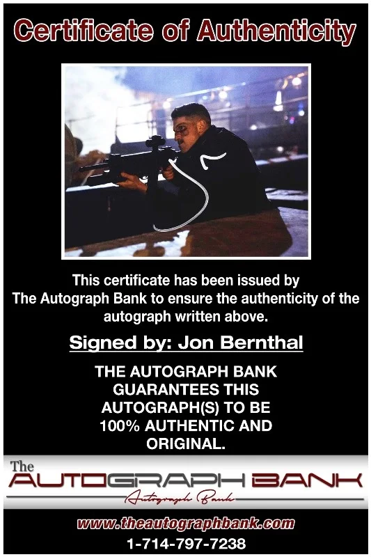 Jon Bernthal — Jon Bernthal authentic signed celebrity 8x10 photo W/Cert Autographed 51816b1, изображение 2