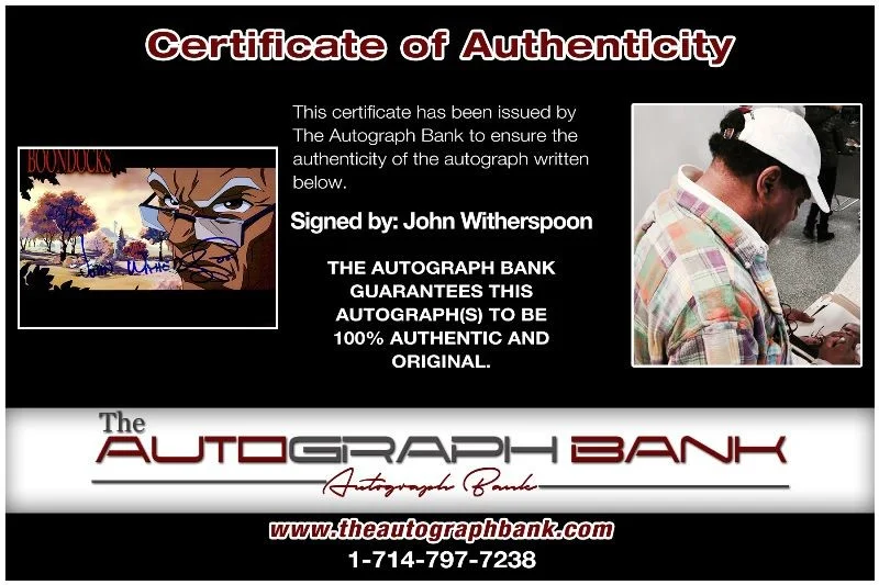 John Witherspoon — John Witherspoon authentic signed celebrity 8x10 photo W/Cert Autographed 2616g, изображение 2
