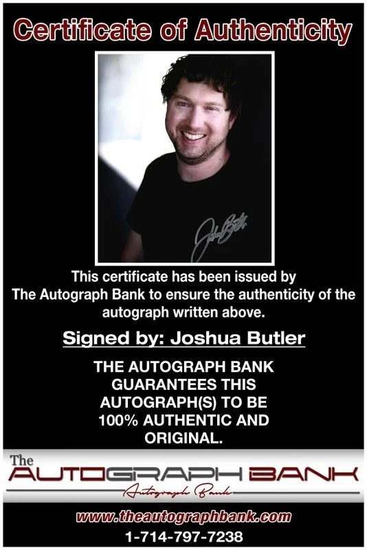 Joshua Butler — Joshua Butler authentic signed celebrity 8x10 photo W/Cert Autographed D6, image 2