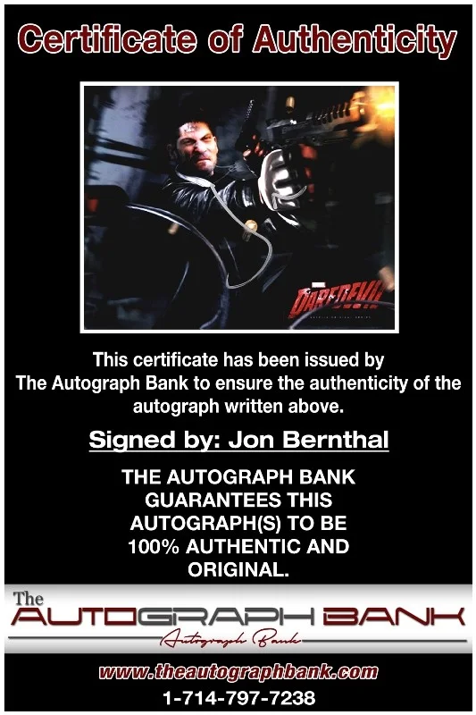 Jon Bernthal — Jon Bernthal authentic signed celebrity 8x10 photo W/Cert Autographed 51816c1, image 2