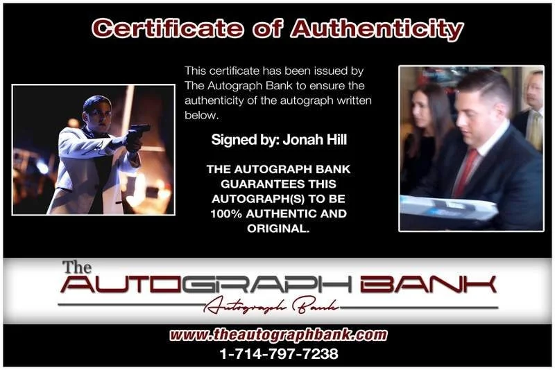 Jonah Hill — Jonah Hill authentic signed celebrity 8x10 photo W/Cert Autographed B0001, image 2