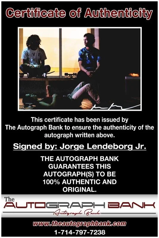 Jorge Lendeborg — Jorge Lendeborg authentic signed celebrity 8x10 photo W/Cert Autographed D6, image 2