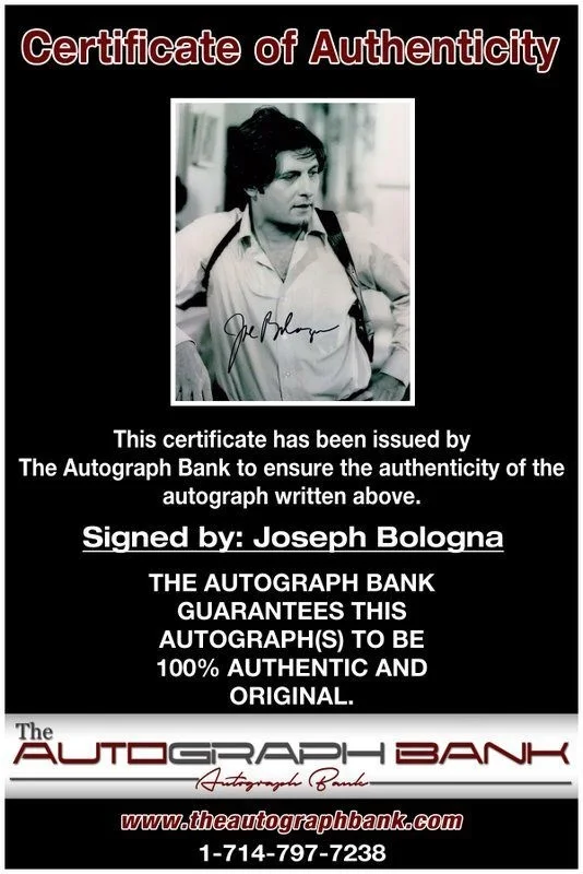 Joseph Bologna — Joseph Bologna authentic signed celebrity 8x10 photo W/Cert Autographed C3, изображение 2