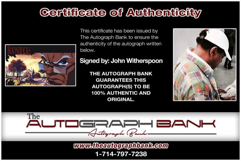 John Witherspoon — John Witherspoon authentic signed celebrity 8x10 photo W/Cert Autographed B0006, изображение 2