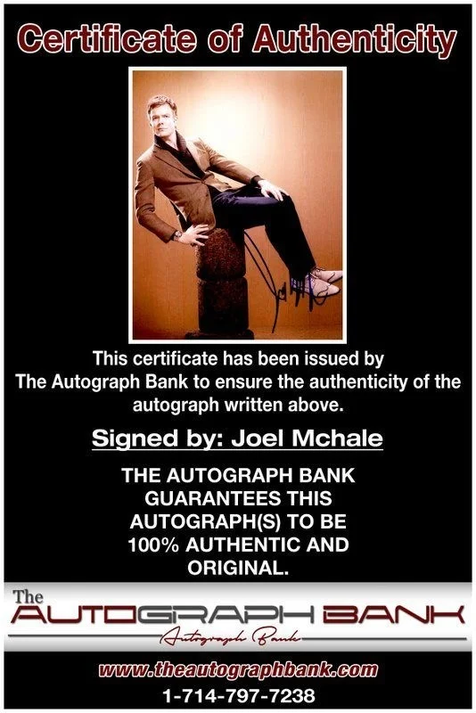 Joel Mchale — Joel Mchale authentic signed celebrity 8x10 photo W/Cert Autographed C2, image 2