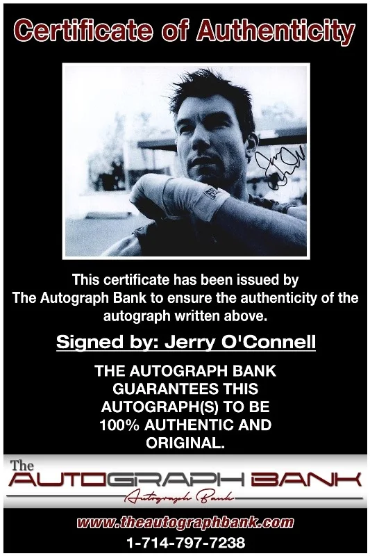 Jerry O'Connell — Jerry O'Connell authentic signed celebrity 8x10 photo W/Cert Autographed 1316a2, изображение 2