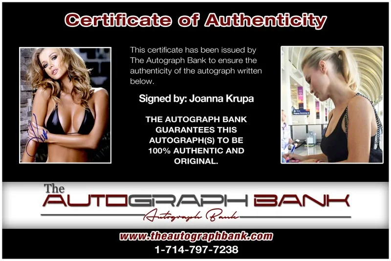Joanna Krupa — Joanna Krupa authentic signed celebrity 8x10 photo W/Cert Autographed C2, image 2