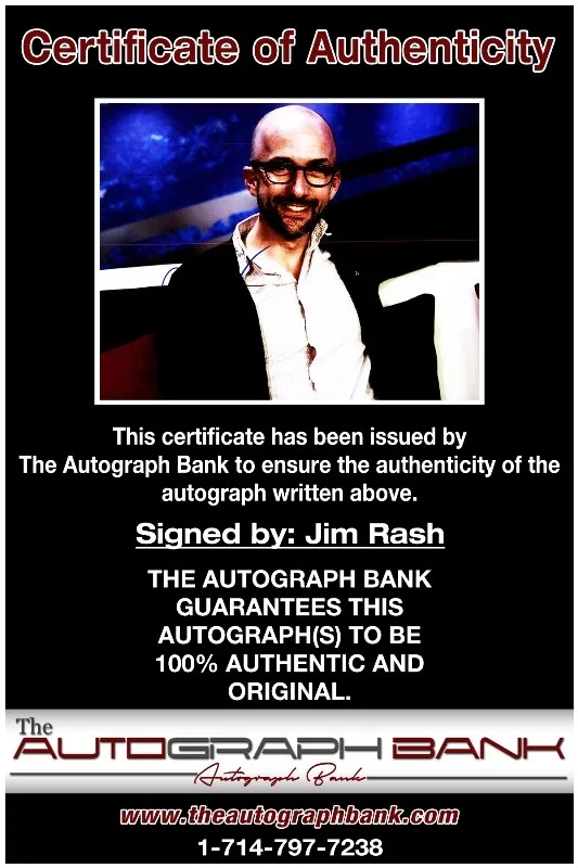 Jim Rash — Jim Rash authentic signed celebrity 8x10 photo W/Cert Autographed 41916d1, изображение 2