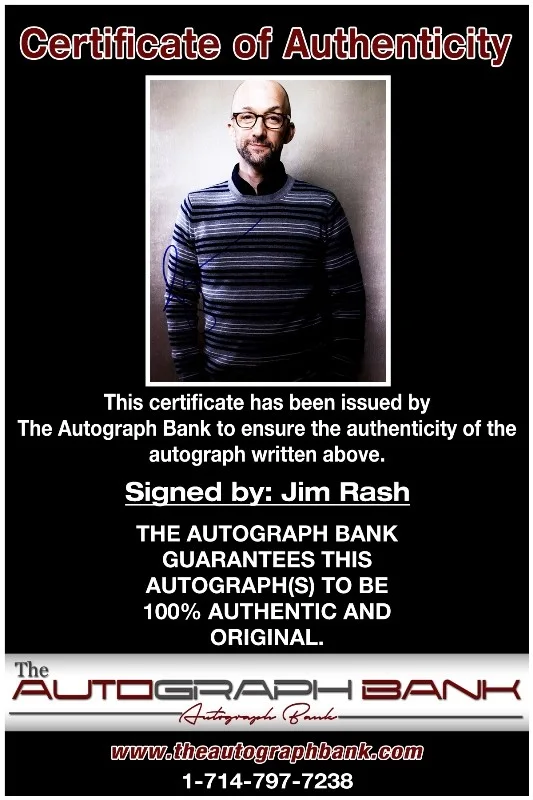 Jim Rash — Jim Rash authentic signed celebrity 8x10 photo W/Cert Autographed 41916h1, изображение 2
