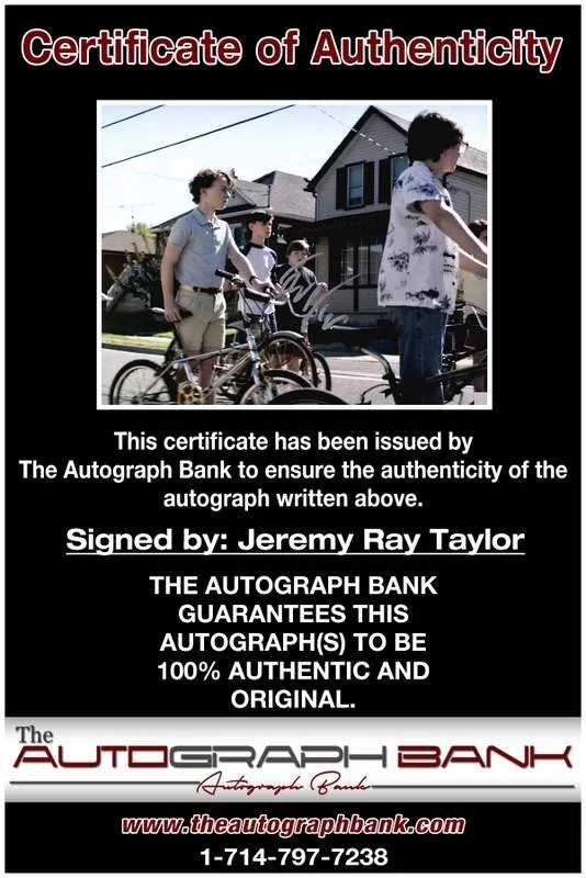 Jeremy Ray Taylor — Jeremy Ray Taylor authentic signed celebrity 8x10 W/Cert Autographed A0001, image 2